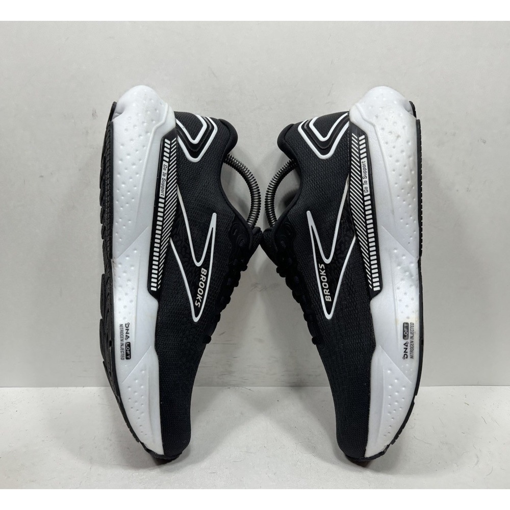 Brooks Glycerin GTS 21 Black Sneaker Running Shoes 1204091D090 Womens Sz 10.5 D - Picture 5 of 8